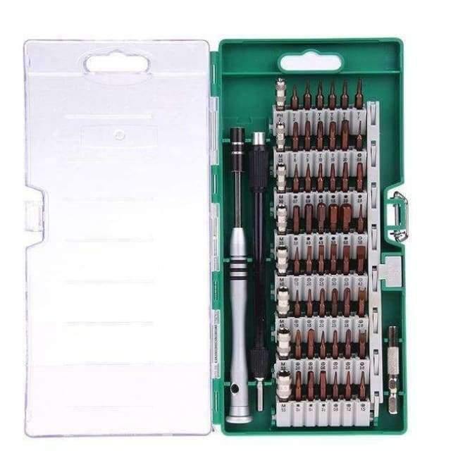 Planet Gates green 60 in 1 S2 Alloy Magnetic Screwdriver Set Precision multi-function Driver Electronics Repair Tool Kit for Cell Phone Tablet PC
