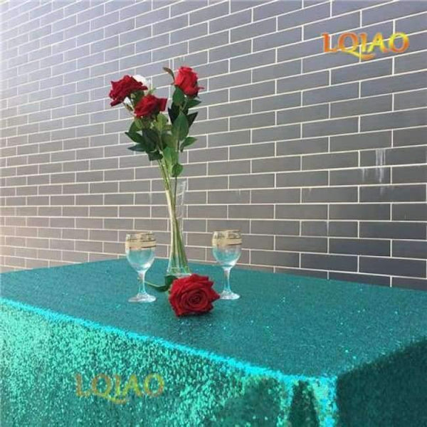 Planet Gates Green / 60x102in-150x255cm Sparkly Pink Gold/Silver 120x200cm Sequin Glamorous Tablecloth/Fabric For Wedding Party Table Decorations Sequin Table Cloth