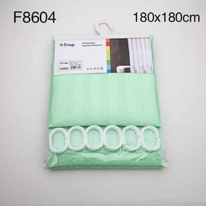 Planet Gates green 7color 180*180cm Popular solid Bathroom Curtains Big Circle  Shower Curtain Fabric Polyester Bath curtains with hooks F8602