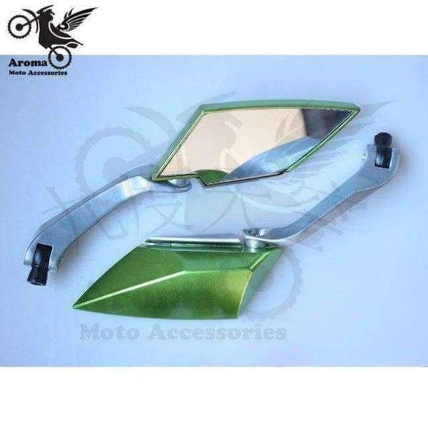 Planet Gates Grøn 8 farver tilgængelige 10mm 8mm universelle dele motorcykel bakspejl motocross sidespejl motorcykel spejl bakspejl moto