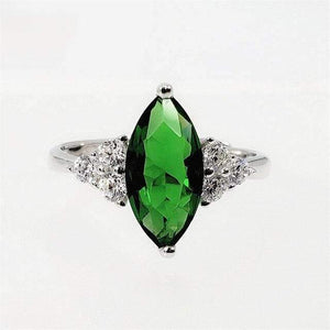 Planet Gates Green 925 Sterling Silver Luxury Diamond Ring Women S925 Real Pure Silver Emerald Ruby Gemstone Open Rings