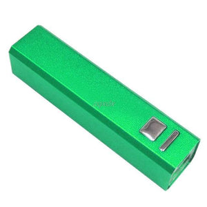 Planet Gates Green Aluminum USB Power Bank Case 18650 Battery Charger Case DIY Kit for iPhone 5S 6S Z17 Drop ship