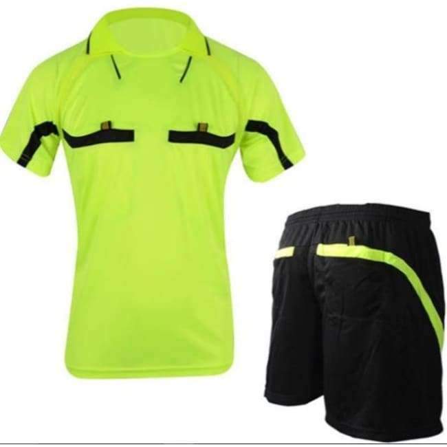 Planet Gates Red / Asian size XL Soccer Referee Jerseys Kit Professional Competition Referee Clothing Custom Football Judge Uniforms Short Tracksuits C10