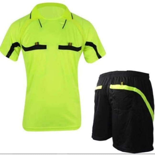 Planet Gates Green / Asian size XL Soccer Referee Jerseys Kit Professional Competition Referee Clothing Custom Football Judge Uniforms Short Tracksuits C10