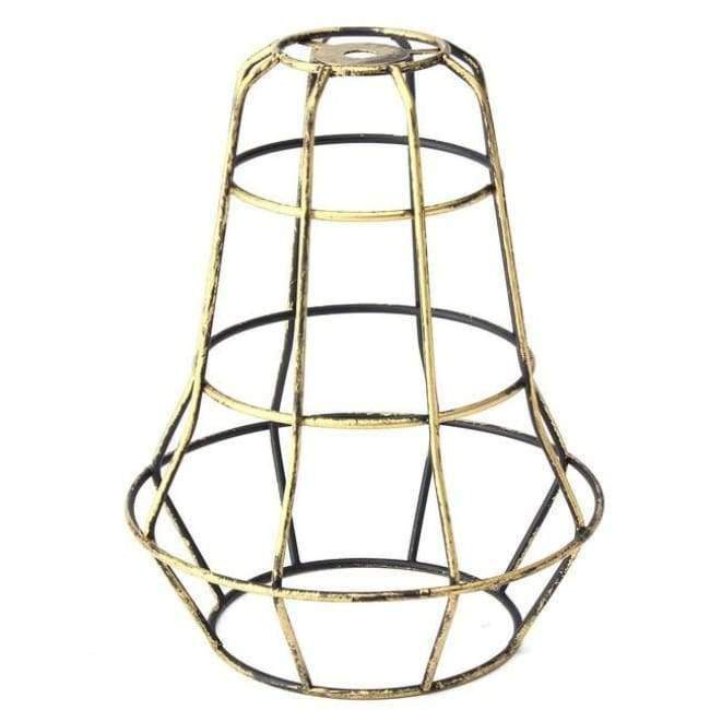 Planet Gates Rust B Smuxi Retro Vintage Βιομηχανικά Καλύμματα Λαμπτήρων Κρεμαστό Λάμπα Προστατευτικό Λαμπτήρα για Κρεμαστό Κλουβί Οροφής για Κρεμαστές Μπάρες Καφέ