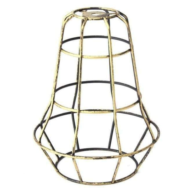 Planet Gates Green B Smuxi Retro Vintage Industrial Lamp Covers Pendant Trouble Light Bulb Guard Wire Cage Ceiling Hanging Bars Cafe Lamp Shade