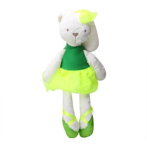 Planet Gates green ballet rabbit New Style Plush Stuffed Cute Appease Rabbit Bear Animal Toys Infant Baby Comfort Dolls For Children Kids Birthday Pretty Gift