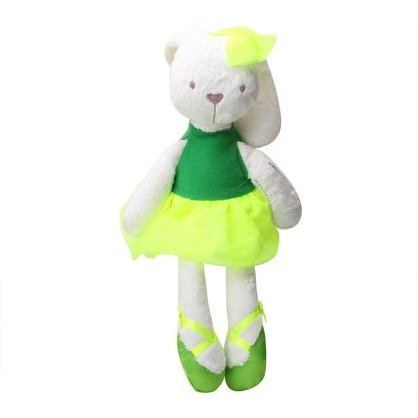 Planet Gates green ballet rabbit New Style Plush Stuffed Cute Appease Rabbit Bear Animal Toys Infant Baby Comfort Dolls For Children Kids Birthday Pretty Gift