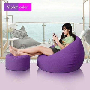 Planet Gates Green Bean Bag Chair Cover For Livingroom Bedroom Balcony Tatami Single Window Air Beanbag Home Furniture without Filling Beanbag Beds