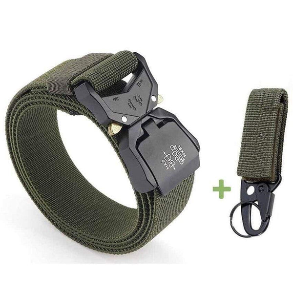 Jeans Belt For Men Aluminum Alloy Pluggable Buckle Training Tactical Belts Comfortable High Quality Male Belt Hunting