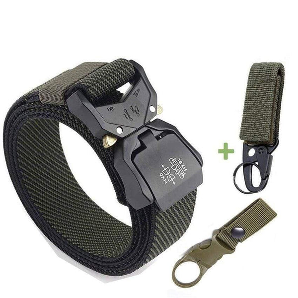 Jeans Belt For Men Aluminum Alloy Pluggable Buckle Training Tactical Belts Comfortable High Quality Male Belt Hunting
