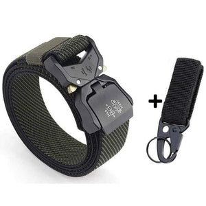 Jeans Belt For Men Aluminum Alloy Pluggable Buckle Training Tactical Belts Comfortable High Quality Male Belt Hunting