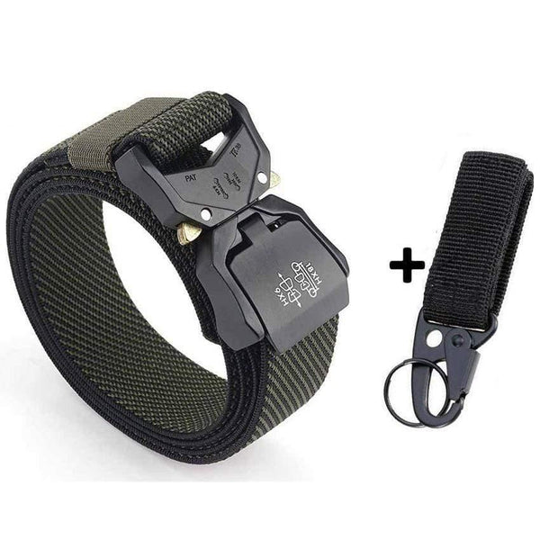 Jeans Belt For Men Aluminum Alloy Pluggable Buckle Training Tactical Belts Comfortable High Quality Male Belt Hunting