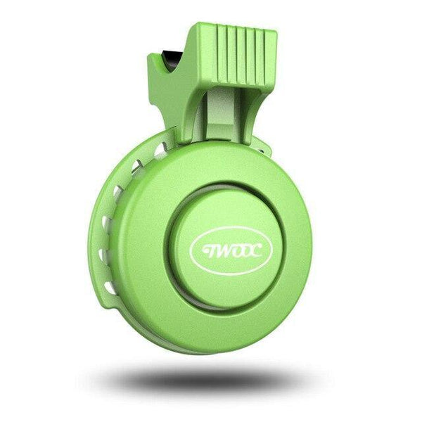 Planet Gates Green Bicycle Bike 120db USB charging  Ring Electronic Bell Horn IP65 Waterproof 3 Modes Loud Alarm Bell Safety Cycling Bells