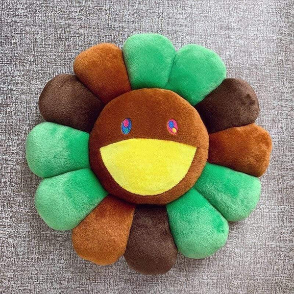 40cm-60cm Sunflower Pillow Soft Flower Stuffed Doll Kawaii Kaikai Kiki Colorful Plush Toy Cushion Gift Sunflower Cushion