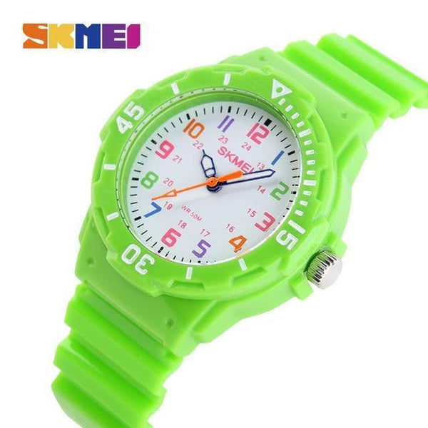 Planet Gates Green Casual Kids Watches 5bar Waterproof Quartz Wristwatches Jelly Kids Clock Children Watch montre enfant 1043