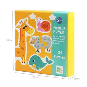 Planet Gates Green Children Large Matching Puzzle Games Early Learning Card My First Jigsaw Puzzle Toys for Children Kids Educational Toys Gift Boy