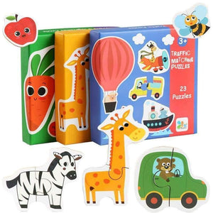 Planet Gates Green Children Large Matching Puzzle Games Early Learning Card My First Jigsaw Puzzle Toys for Children Kids Educational Toys Gift Boy