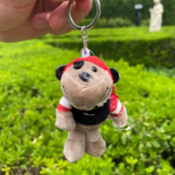 Planet Gates green / China Cute Cartoon Bear Elephant Raccoon Monkey Animal Plush Toy Keychain Backpack Bag Keychain Shark Dinosaur Lion Omelette Cute Gift