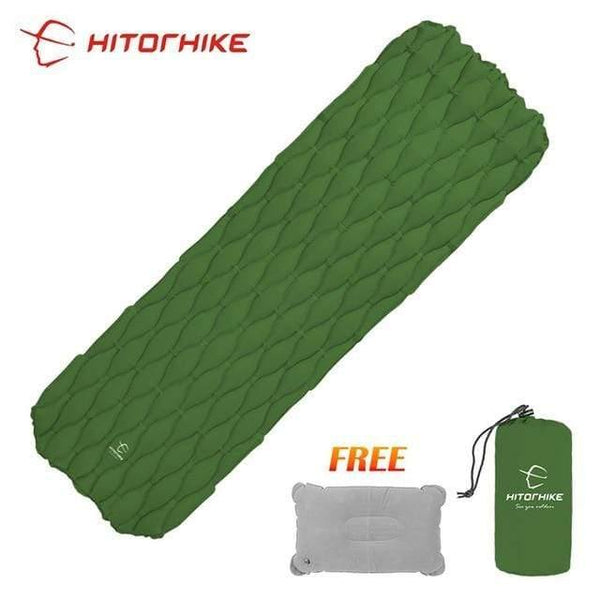 Planet Gates green / China Inflatable Sleeping Pad Camping Mat With Pillow air mattress Cushion Sleeping Bag air sofas inflatable sofa