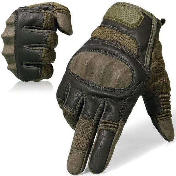 Planet Gates Green / China / L Touchscreen Tactical Gloves PU Leather Full Finger Glove SWAT Airsoft Combat Army Military Paintball Shooting Gear Women Men