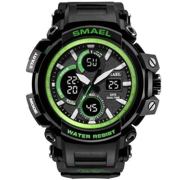 Planet Gates Green / China Men Watch Waterproof LED Digital Watch Male Clock Relogio Masculino erkek kol saati 1708B Men Watches