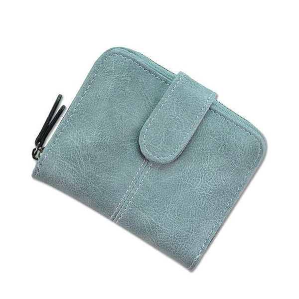 Planet Gates Green / China Women's Small Wallet For Credit Card Female Coin Purse Leather Wallet Fashion Short Clutch Lady Solid Mini Purse Women Wallets