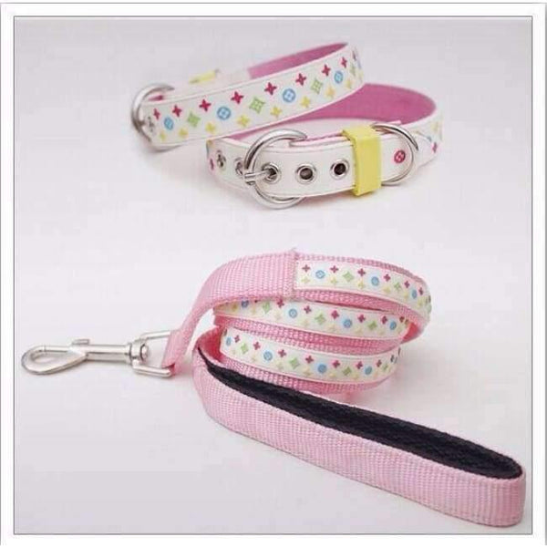 Planet Gates Green Collar Lead / S Product For Dog Pet Collar Lead Rubber & Nylon Leather High Quality Black Brown White Dog Collar 1pcs/lot