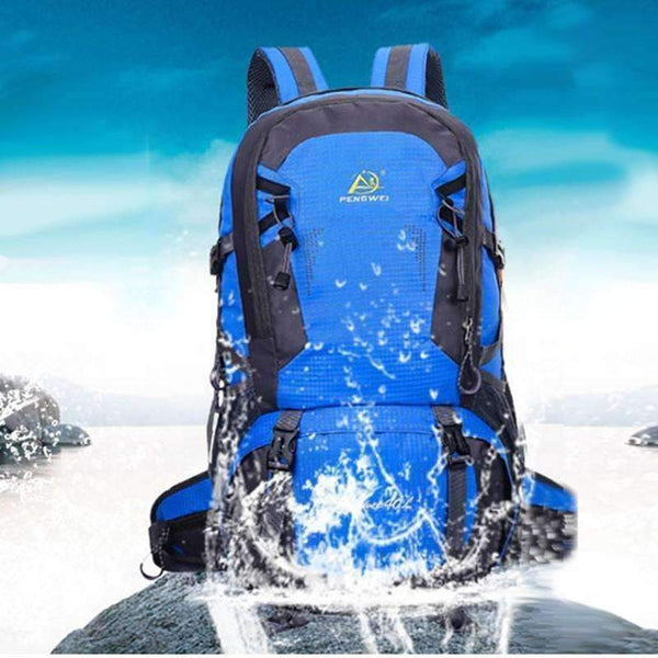 Planet Gates Green Color / 30 - 40L Camping Backpack Travel Sports Bag Large Capacity Men Rucksack Hiking Climbing Backpacks Athletic Computer Bags