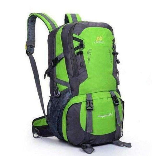 Planet Gates Green Color / 30 - 40L Camping Backpack Travel Sports Bag Large Capacity Men Rucksack Hiking Climbing Backpacks Athletic Computer Bags