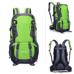 Planet Gates Green Color / 30 - 40L Camping Backpack Travel Sports Bag Large Capacity Men Rucksack Hiking Climbing Backpacks Athletic Computer Bags