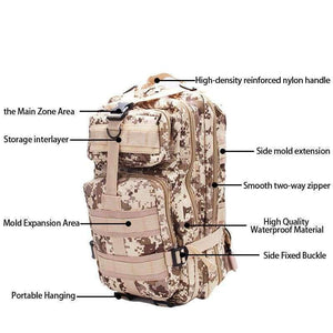 Planet Gates Green Color Outdoor Backpack Military Tactical Wear-resisting Travel Camping Hiking Practical Pack Camouflage Airsoft Hunting Bag JC