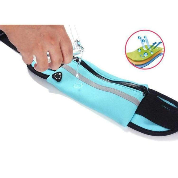 Planet Gates Green Color Outdoor Running Waist Bag Waterproof Mobile Phone Holder Jogging Belt Belly Bag Women Gym Fitness Bag Lady Sport Accessories