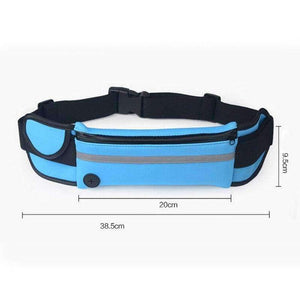 Planet Gates Green Color Outdoor Running Waist Bag Waterproof Mobile Phone Holder Jogging Belt Belly Bag Women Gym Fitness Bag Lady Sport Accessories