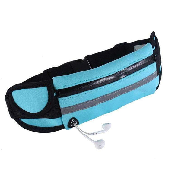 Planet Gates Green Color Outdoor Running Waist Bag Waterproof Mobile Phone Holder Jogging Belt Belly Bag Women Gym Fitness Bag Lady Sport Accessories