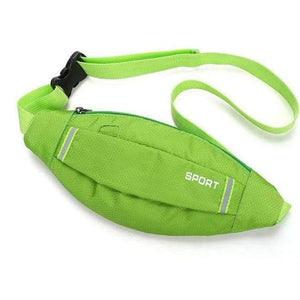 Planet Gates Green Color Running Waist Belt Bag Waterproof Phone Holder Jogging Belly Fanny Pack Men Women Gym Fitness Bag Sport Accessories