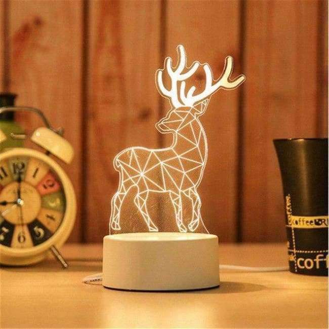 Planet Gates Creative USB desk lamp 3D night light Moonlight 3D phantom lighting table lamp