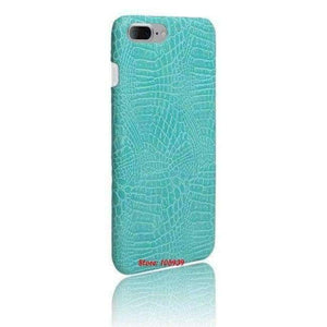Planet Gates Green Crocodile Snake Pattern Hard PC women PU Leather Lather Lether Phone accesories Etui Coque Case kryty For iPhone 7 Plus