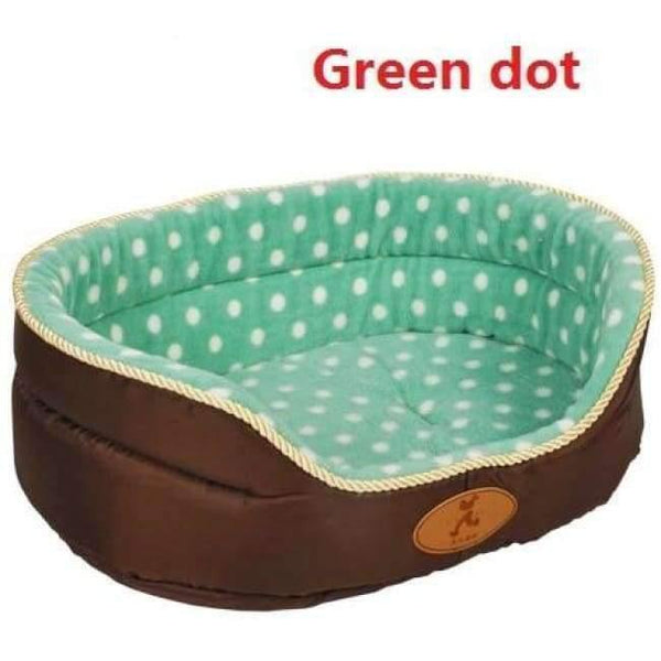 Planet Gates green dot 1 / 100X84X25cm Double sided available all seasons Big Size extra large dog bed House sofa Kennel Soft Fleece Pet Dog Cat Warm Bed s-xl