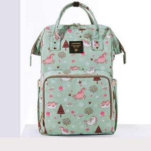 Planet Gates Green dream sky / China Fashion  Maternity Diaper Bag Large Nursing Bag Travel Backpack Designer Stroller Baby Bag Baby Care Nappy Backpack