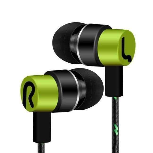 Planet Gates Earphone With Microphone 3.5mm In-Ear Stereo Earbuds Headset For Computer Cell Phone D30 Jan12
