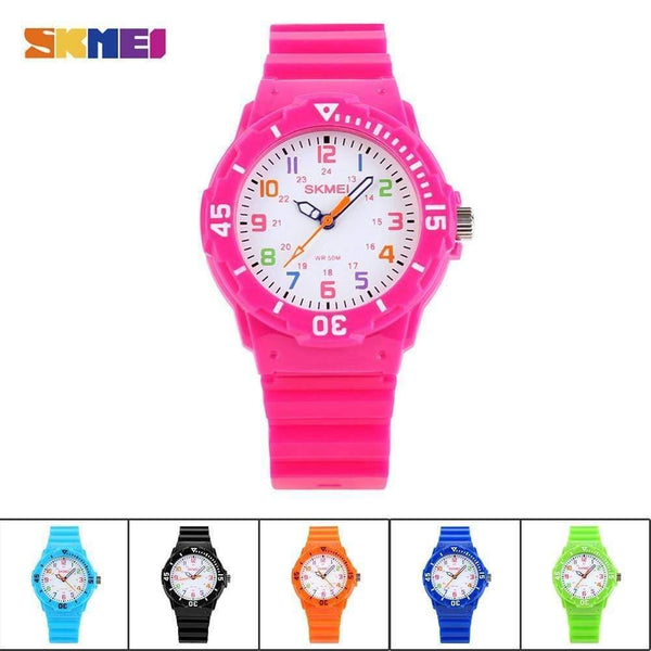 Planet Gates Green Fashion Casual Children Watches 50M Waterproof Quartz Wristwatches Jelly Kids Clock  Students Watch