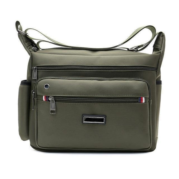 Planet Gates Green Fashion Mens Shoulder Bags High Quality Oxford Casual Messenger Bag Business Men's Travel Bags