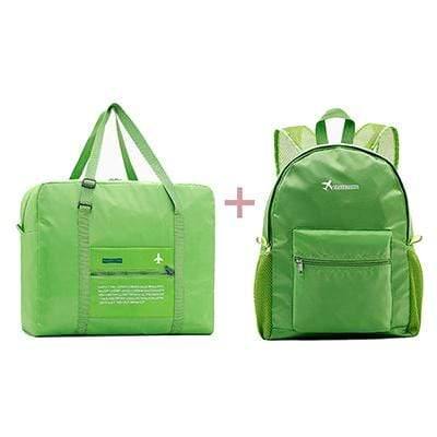 Planet Gates green Fashion Women Travel Bags Unisex Luggage Bags Nylon Folding Large Capacity Luggage Travel Bags Portable Men Handbag wholesa