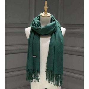 Planet Gates Green Female Male Canada Wool Cashmere Scarf Pashmina Tassels Women Wrap Warm Luxury Brand Scarf Unisex Men SCARF