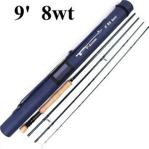 Planet Gates Green Fly Fishing Rod 3/4/5/6/7/8/10/12 WT 8'4''/ 9' Carbon Fly rods With Tube