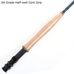 Planet Gates Green Fly Fishing Rod 3/4/5/6/7/8/10/12 WT 8'4''/ 9' Carbon Fly rods With Tube