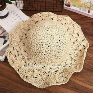 Planet Gates Green Handmade Weave Raffia Sun Hats For Women Black Ribbon Lace Up Large Brim Straw Hat Outdoor Beach Summer Caps Chapeu Feminino