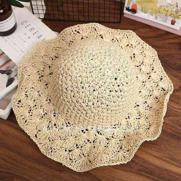 Planet Gates Green Handmade Weave Raffia Sun Hats For Women Black Ribbon Lace Up Large Brim Straw Hat Outdoor Beach Summer Caps Chapeu Feminino
