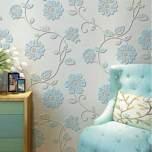 Planet Gates Green High quality 0.53m*10m Modern Luxury 3d wallpaper roll mural papel de parede flocking for striped wall paper 5 color